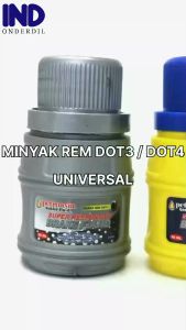 Minyak-Oli-Oil Rem-Brake Fluid 3 Dot-Dot3 SNI Red-Merah-Neutral-Netral Merk Petroasia-Petro asia 50 Ml-50ml