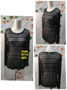 Atasan wanita outer hitam