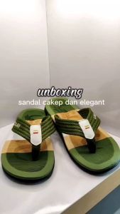 Sandal Korean Style Uk 40-44 / Sandal Pria Big Size Slip On Terbaru KS-01