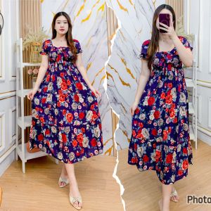 KUMIKO WEAR Dress Raina flawless - daster bali viral model kekinian - baju tidur wanita