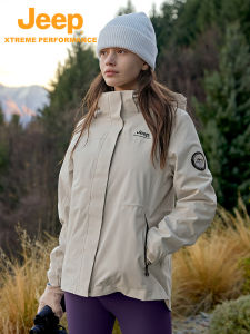 Jeep | Waterproof Outdoor Fleece Jacket Detachable Plus Size