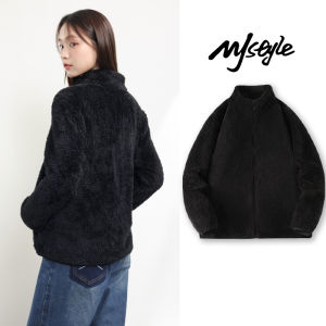 MJ STYLE | High Neck Coral Fleece Open Cardigan Womens Jacket