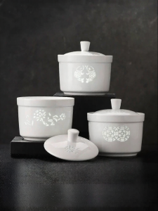 JINGDEZHEN | Linglong Ceramic Steam Pot