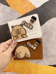 Cute Cartoon Driver License Protection Cover Couple Matching Womens Style Car Document Holder Creative Personalized Design