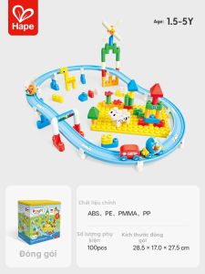 Hape | Đồ Chơi Xây Dựng Bằng Khối Lớn Dành Cho Giáo Dục