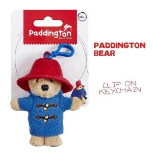 Cartoon Pattine Bear action figure Dish Tie Bear plush doll pendant Childrens holiday gift bag decoration cute key chain 10cm