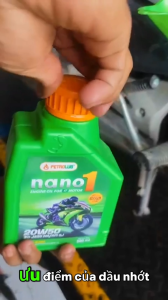 Nhớt xe số Nano 1 API SJ 20W50 JASO MA - 0.8L