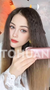 Classic Pro Volumizing Ceramic Flat Iron Hair Volumizer & 3D Grid Styling Tool for Lasting Volume Thicker Fluffy Hair Crimper