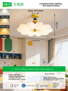 DGY | Romantic Colorful Childrens Room Ceiling Light