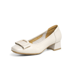 Reddragonfly | Coarse Heel Womens Leather Shoes