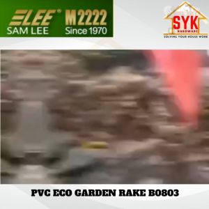 SYK Samlee B0803 Pvc Eco Garden Rake 11T Gardening Tools Kepala Pencakar Rumput Sapu Daun Sampah Cakar Plastik