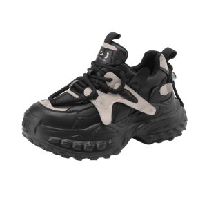 Josiny | Height Increasing Slimming Black Casual Sport Shoes
