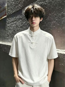 ZHUOCAN | New Chinese Style Hanfu T-Shirt Short Sleeve