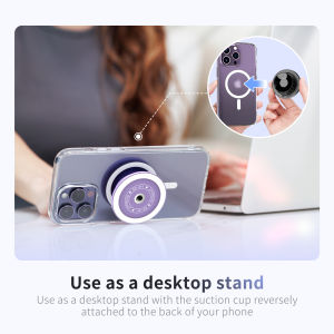 PROfezzion Magnetic PopSockets Circular PopGrip MagSafe iPhone Holder Grip for iPhone 15 14 13 12 MagSafe Case & All Phones
