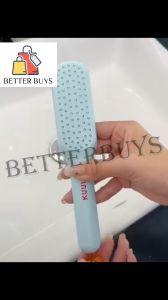 BETTER BUYS 1PC Self-Cleaning Anti-Static Massage Comb Scalable Rotate Lifting Clean Hair brush