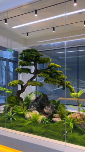 YOUR OWN DESIGN Artificial Plant Set Big Tree Tall Tree Green Landscape Hotel Lobby Tree Office Tree Indoor Plant