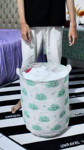 Keranjang Lipat Pakaian Kotor Keranjang Laundry Bag Cucian Baju Kotor Multifungsi -XZ-19