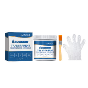 Jaysuing เคลือบกาวกาวกันน้ำใสกันน้ำกระเบื้องผนังหน้าต่างฟิล์มกันรอยมั่นคงป้องกันการรั่วไหลป้องกันการรั่วไหลของห้องน้ำกาวกันน้ำหยุดแตกไม่จำเป็นต้องทุบกาวอิฐ