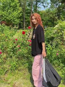 เสื้อยืดคู่รัก ลายเท่ๆ cotton100% CM20 สไตรเกาหลี เสื้อยืดใส่สบาย ทรงสวยไม่ย้วย สีไม่ตก เนื้อผ้าดี ตัดเย็บดี Tshirt Women