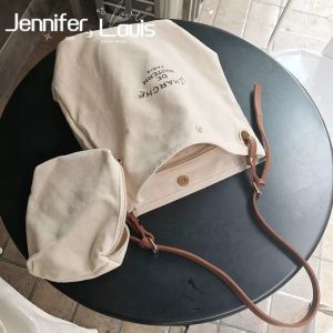 JENL Bucket Bag with Adjustable PU Leather Shoulder Straps 2pcs/set Womens Bag Trendy Crossbody Bag and Small Bag