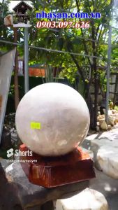 [GIÁ TRỊ] Quả cầu thạch anh hồng QC1286 Nặng 8kg (ĐK: 18.5cm) - Vật phẩm phong thủy để bàn