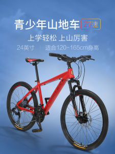 Forever Brand Mountain Bike Male and Female Primary School Students Middle School Students 24/26-Inch Disc Brake Variable Speed Shock Absorber Racing Car