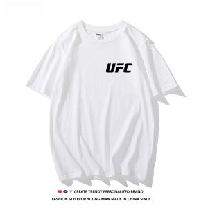 UFC Comprehensive Fighting Boxing Sports Short-Sleeved T-shirt Male MMA Pure Cotton Half-Sleeved Martial Arts Sanda Venom Training Clothes