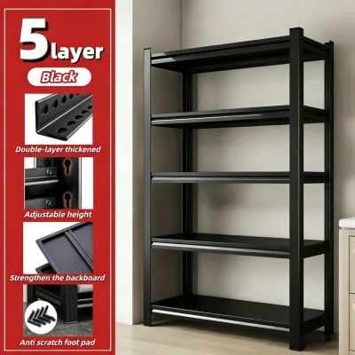 3/4/5/6-Tier Heavy Duty Storage rack Adjustable shelf Metal storage rack for Kitchen/Warehouse/Home Easy Assembly 24H Local Delivery