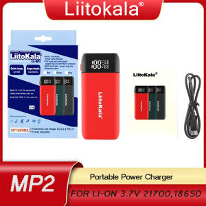Liitokala | Bộ Sạc Dự Phòng Di Động LiitoKala Lii-MP2 Có Màn Hình LCD QC3.0 PD3.0 Đầu Vào Type-C Sạc Nhanh Cho Pin Lithium 18650 20700 21700