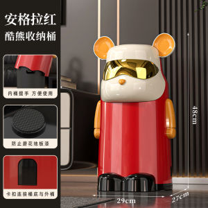 Large Capacity Trash Can for Home Kitchen Living Room Bedroom Bathroom Office High Aesthetic Value Waste Paper Bucket