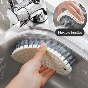 Flexible Cleaning Brush 360 Degree without Dead Corner Kitchen Sink Stove Bathroom Bathtub Tile Window Bendable Cleaner