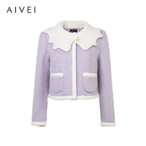 AIVEI | Soft Angora Wool Petite Style Jacket