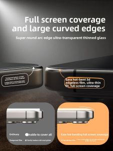 eara | 3D Curved Edgeless Screen Protector for iPhone 15 Pro Max