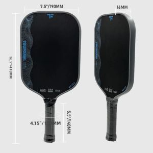 Vợt Cầu Lông Pickleball High Density Trufoam Waves TFW3 Độ Dày 16mm Lõi 100% Xốp Sợi Carbon Toray T700 Độ Đàn Hồi Cao