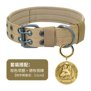 Super Strong Large Dog Bolt Dog Collar Large Dog Collar Collar Medium-Sized Dog Malinois Special Dog Harness a Bulldog Bandana