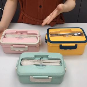 Wheat Straw Bento Lunch Box | Food Packaging Cute Lunch Box