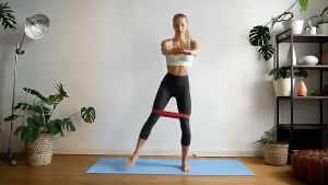 Multi Functional Resistance Band Sheet Flexi Band Exercise Strap For Stretching