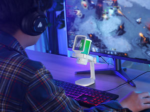 MAONO DGM20 Noise Cancelling RGB Gaming Microphone for PCUSB Condenser Mic for Recording Streamingbroadcast microphone with MuteGainMonitorVolume Control maono gamerwave dm20