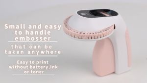 Phomemo 3D Embossing Label Maker E975 Portable Manual Labeling Machine DIY Self-adhesive Sticker