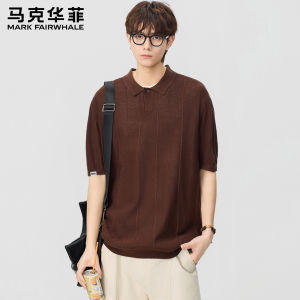 Mark Fairwhale | Classic Style Ramie Rayon Short Sleeve Mens Polo Shirt