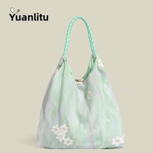 Original Fairy Lace Tote Bag Womens Commuter Style Handbag  Style Single Shoulder Handbag Artistic Trendy Commuter