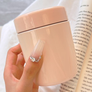 Portable Mini Wide-Mouth 316 Stainless Steel Rice Cooking Cup for Office Workers And Female Students Compact Insulated Soup Pot