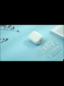 1-5PCS TPU Cover for Airpods 4 Transparent Earphone Protective Cover Anti-fall Wireless Earphone Case Cover with Carabiner