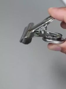 3/12Pcs Magnetic Clip Fridge Magnet Circular Metal Clip Punch-free Hook DIY Storage Rack Photo Magnetic Clip Organization〔YY32〕