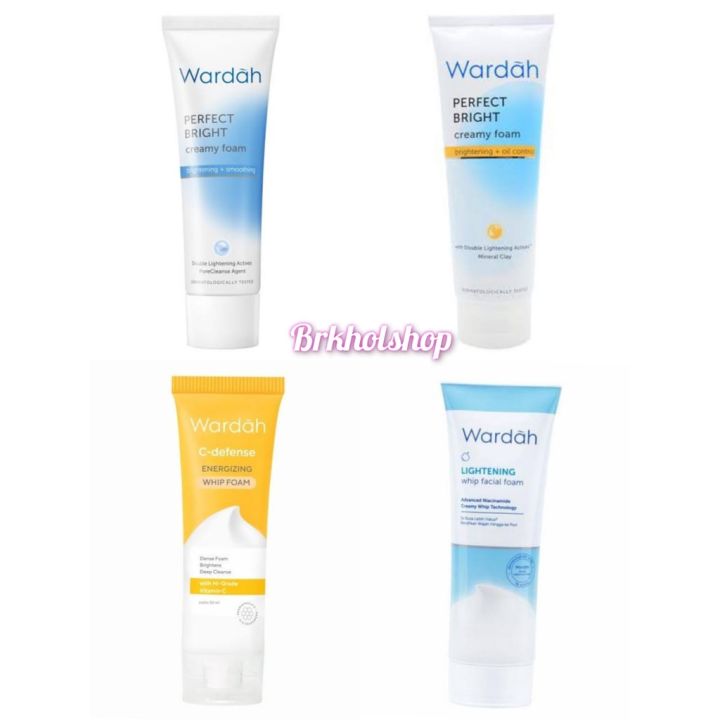 WARDAH PENCUCI MUKA PERFECT BRIGT CREAMY BRIGHTENING DAN WHIP 100 ML