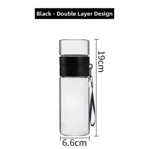 Insulated Heat-Resistant Borosilicate Tea Cup