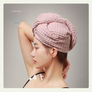SVORIAHI | Womens Thickened Absorbent Quick-Drying Waffle Hair Dryer Cap New 2025 Bath Cap Headscarf No Blow Needed SVORIAHI Brand
