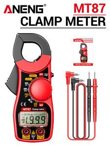 ANENG | ANENG MT87 1999 Counts Clamp Multimeter LCD Screen Low Battery Indicator Data Retention Portable Current Voltage Measuring Tool