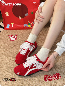 รองเท้าเดอร์ซิ่น รองเท้าแตะสไตล์เรซซิ่งพื้นบาง ดีไซน์เฉพาะตัว สไตล์นกพีบี พื้นรองเท้าทำจากยาง รองเท้าลำลองสำหรับผู้ชาย