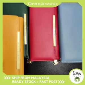 DROPASSIST 1487 Women Long Purse PU Leather Ladies Wallet Wanita Beg Duit Panjang Dompet Lipat Kulit